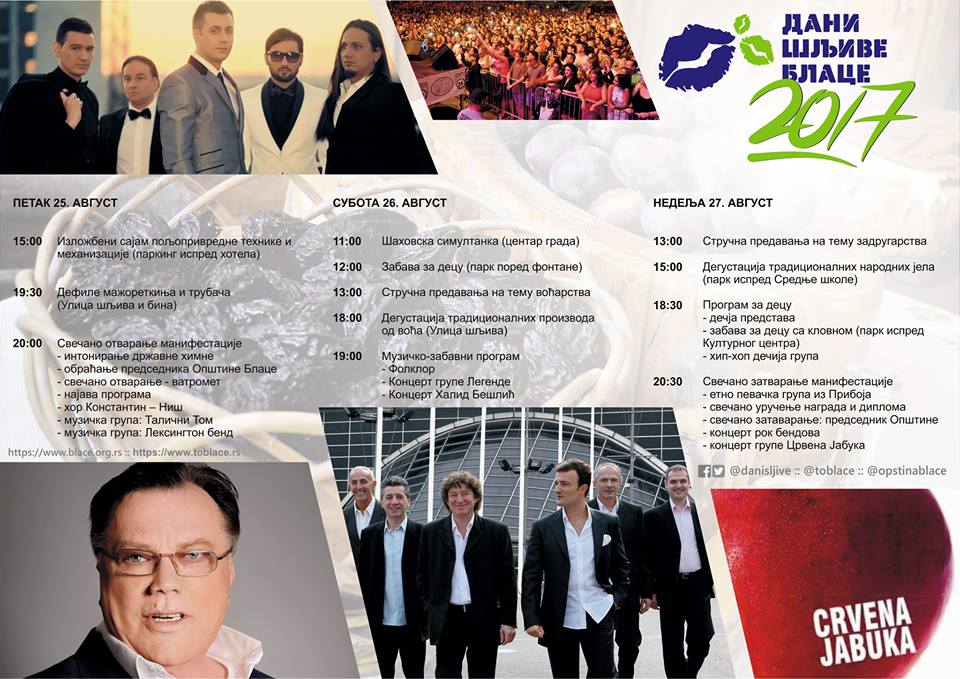 program Dani sljive 2017