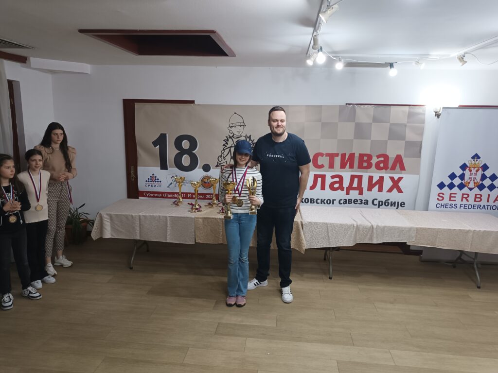 Milica osvaja 4 medalje bez poraza